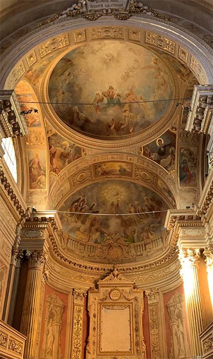 apparati decorativi interni restaurati, Chiesa di Santa Maria di Galliera, Bologna